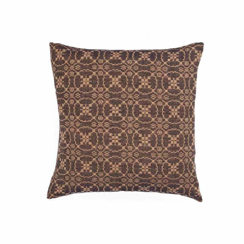 Feather Pillows for a Luxurious SleepBlack Tan Marshfield Jacquard Pillow Cover PC106011