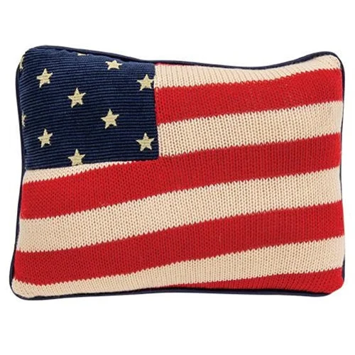 Plush Pillows for a Cozy BedSmall American Flag Pillow