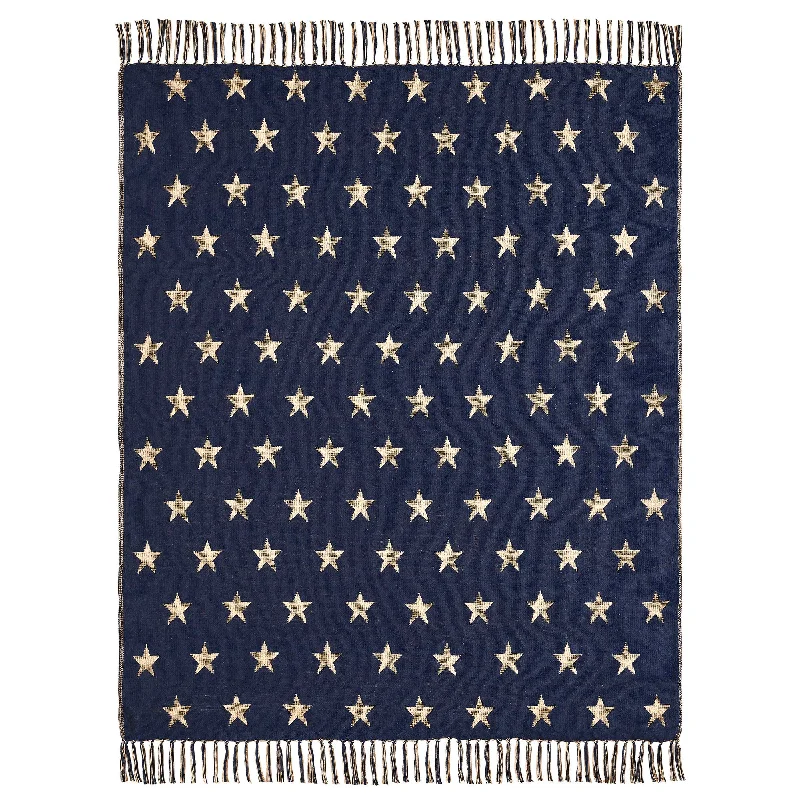 Down Alternative Pillows for Ethical ChoicesMy Country Jacquard Stars Woven Throw 50x60