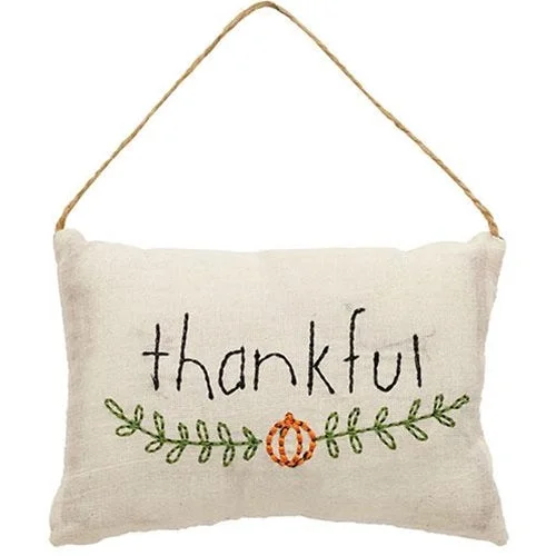 Soft and Fluffy Pillows for Bedroom ComfortThankful Pillow Ornament