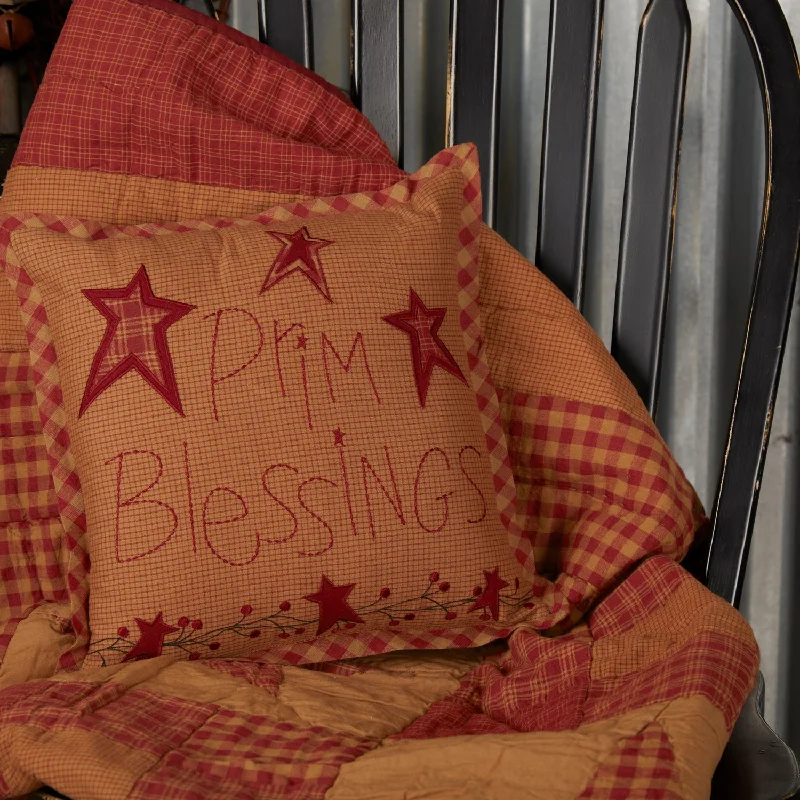 Feather Pillows for a Luxurious SleepNinepatch Star Prim Blessings Pillow 12x12 VHC Brands