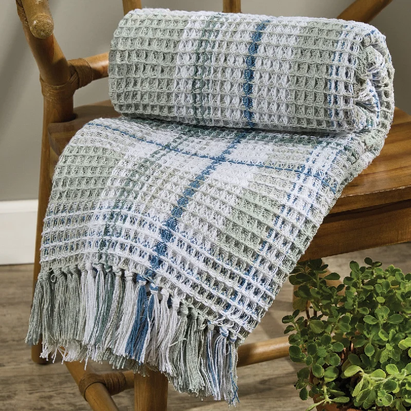 Down Alternative Pillows for Ethical ChoicesLyra Plaid Throw - Set of 2 Park Designs