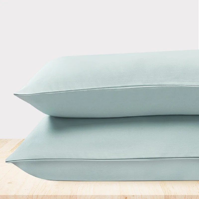 Polyester - Cotton Blend Sheets for Durability and ComfortPillowcase Pair - 100% Cotton Sateen - Everyday Soft