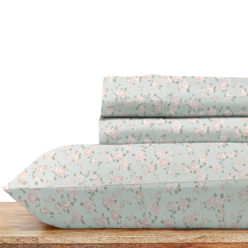 King - Size Sheet Sets with a Decorative Pillow SetSheet Set - 100% Cotton Sateen - Everyday Soft