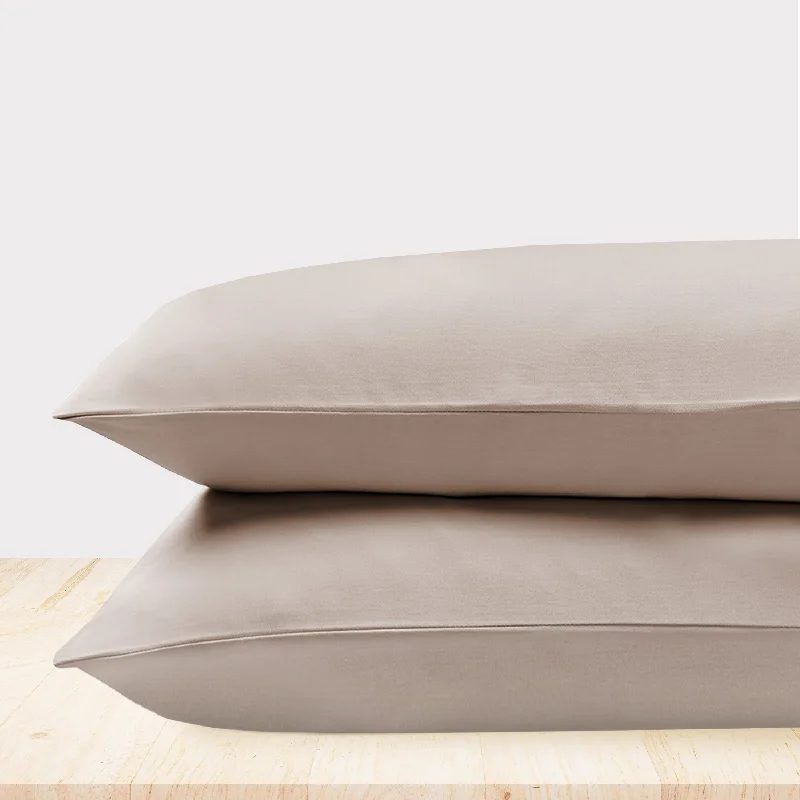 Jersey - Knit Sheets for a Comfortable and Casual BedPillowcase Pair - 100% Cotton Sateen - Everyday Soft