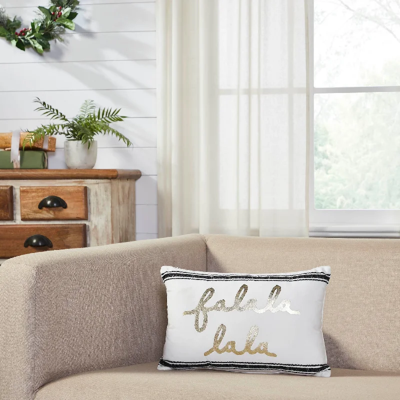 Feather Pillows for a Luxurious SleepWintergleam Fa La La Pillow 10x15