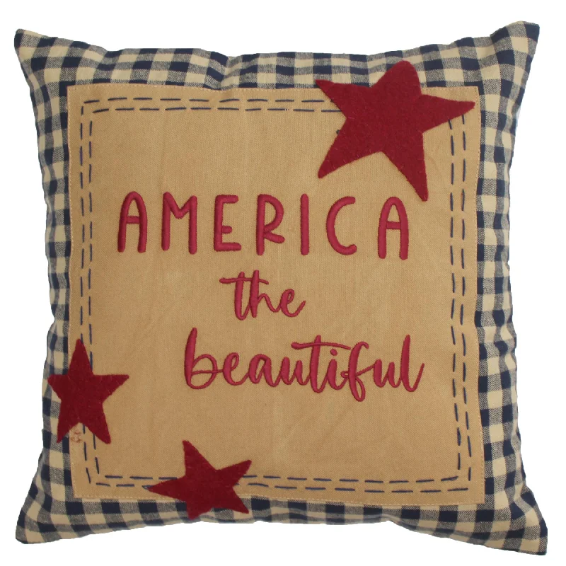 Cotton Pillows for Natural ComfortLiberty America the Beautiful Pillow PL000046