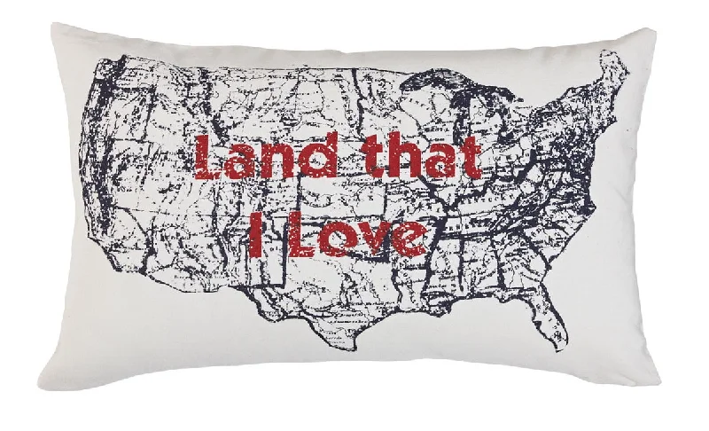 Travel Pillows for Long JourneysLand That I Love Pillow Cover - 12X20 Set of 2 Park Designs