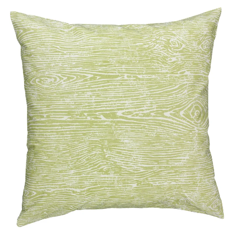 Round Pillows for Boho-Style InteriorsWood Grain 18" Pillow Cover - Pistachio Set of 4 Park Designs