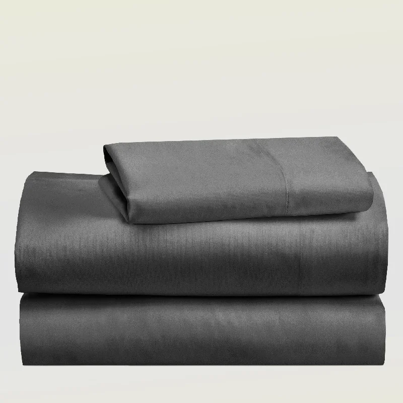 Polyester - Cotton Blend Sheets for Durability and ComfortSheet Set - Bamboo Rayon Sateen - Silky Comfort