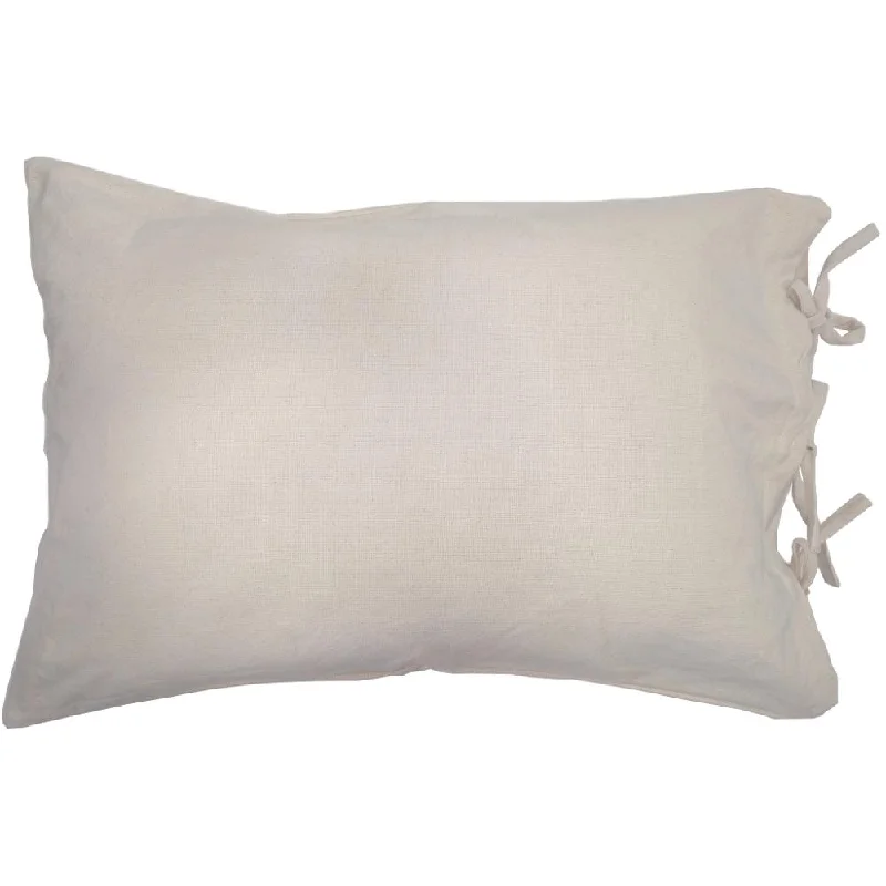 Memory Foam Pillows for Neck SupportCream Grain Sack Solid Pillow Sham PS165014