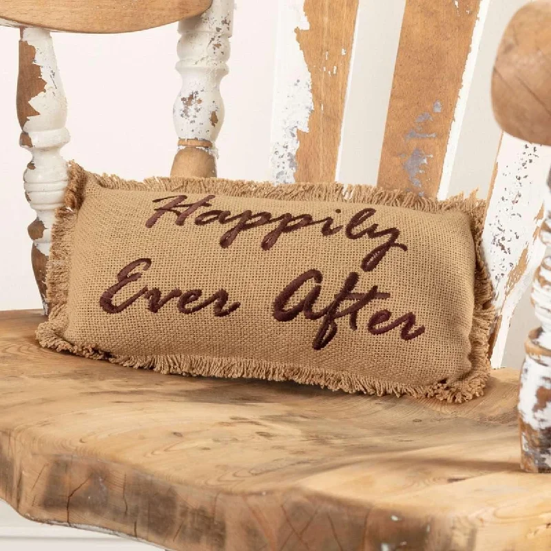 Cooling Pillows for Hot SleepersBurlap Natural Pillow Happily Ever After 7x13 VHC Brands