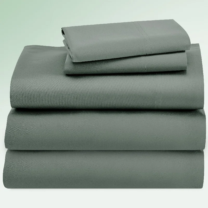 Rayon - Cotton Sheets for a Breathable and Soft BlendSheet Set - 600 Thread Count - Deluxe Comfort