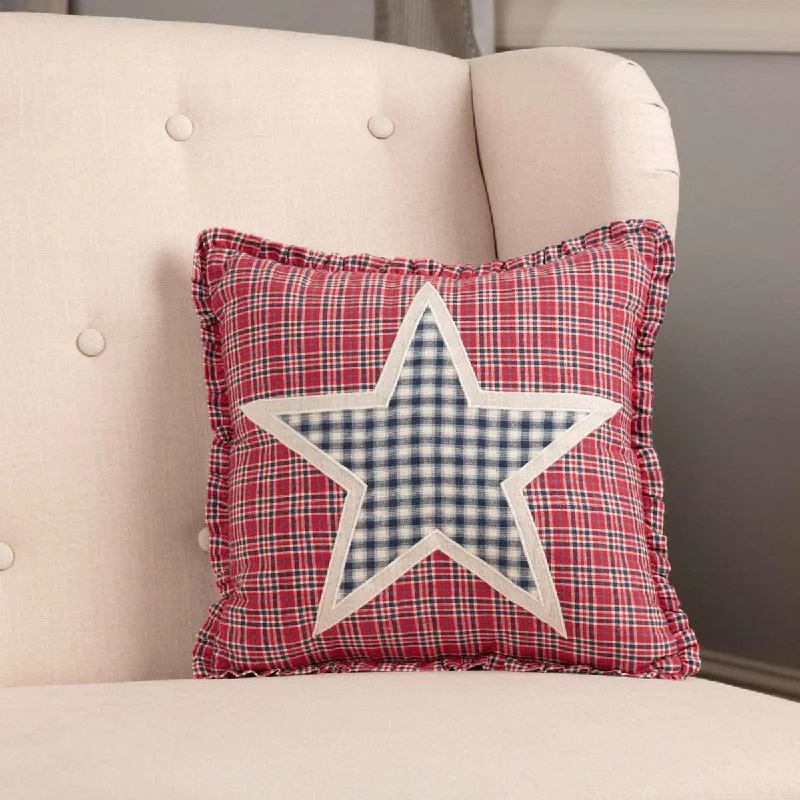 Square Pillows for Modern Home DecorHatteras Star Pillow 12x12 VHC Brands