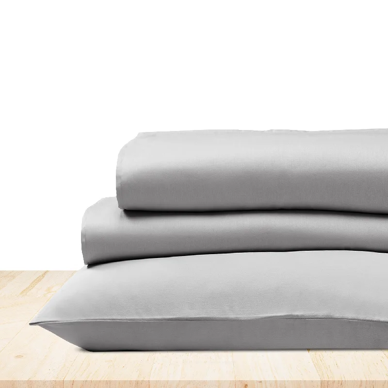 King - Size Sheet Sets with a Decorative Pillow SetSheet Set - 100% Cotton Sateen - Everyday Soft