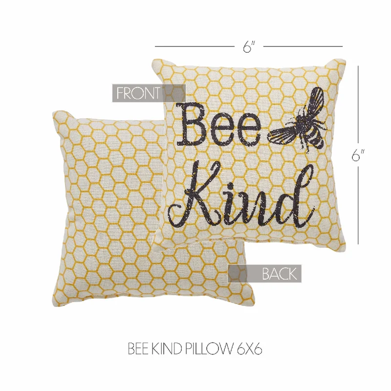 Orthopedic Pillows for Back Pain ReliefBuzzy Bees Bee Kind Pillow 6x6