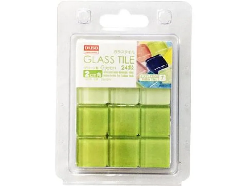 Fitted Sheets with Reinforced Corners for Long - Lasting UseGlass Tile 2Cm Green