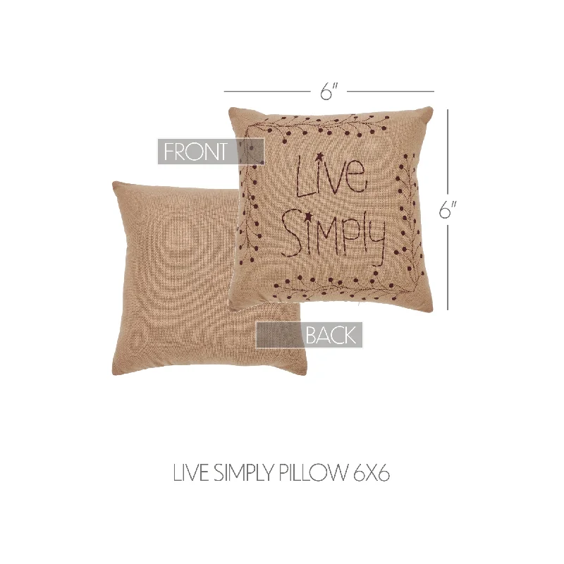 Firm Pillows for Side SleepersPip Vinestar Live Simply Pillow 6x6