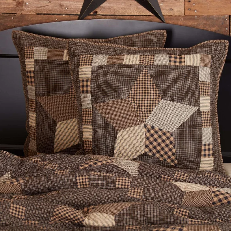 Down Alternative Pillows for Ethical ChoicesFarmhouse Star Euro Sham Quilted 26x26 VHC Brands