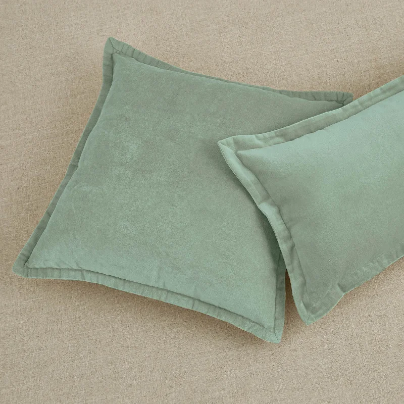 Pregnancy Pillows for Expectant MothersVelvet Pillow Cover Seafoam Set of 4 Park Designs