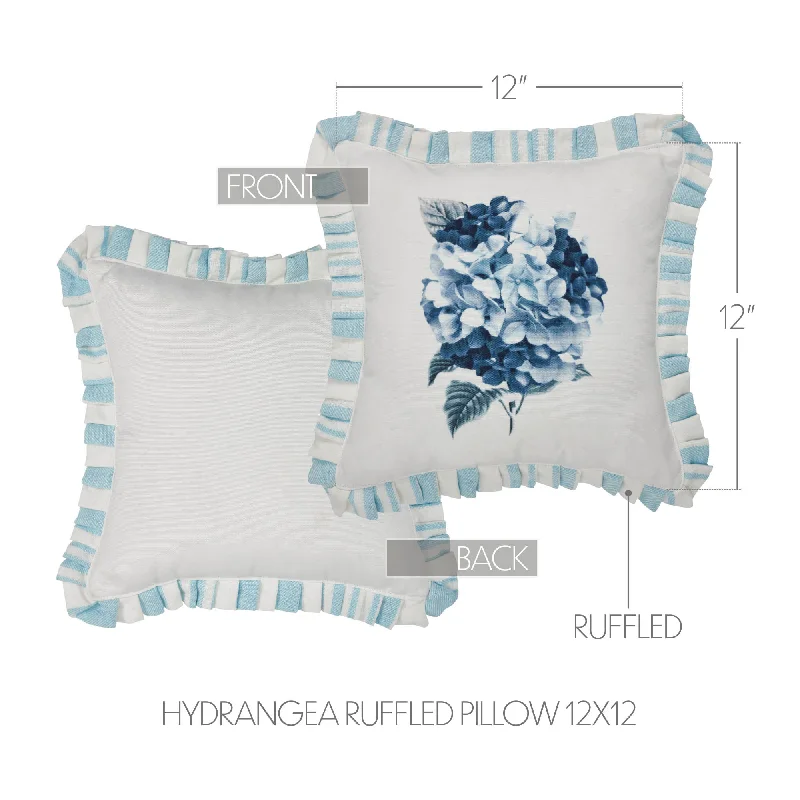 Firm Pillows for Side SleepersFinders Keepers Hydrangea Ruffled Pillow 12x12