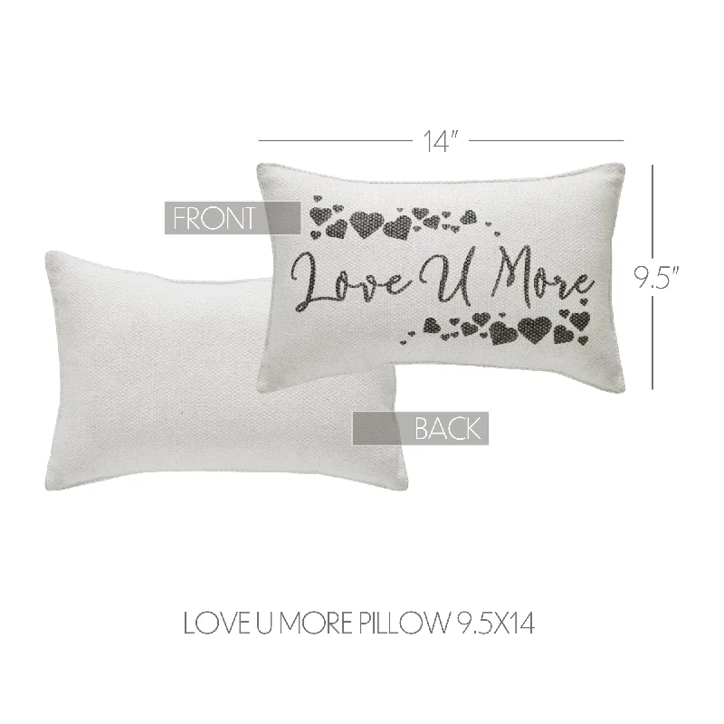 Back Support Pillows for Office ChairsFinders Keepers Love U More Pillow 9.5x14