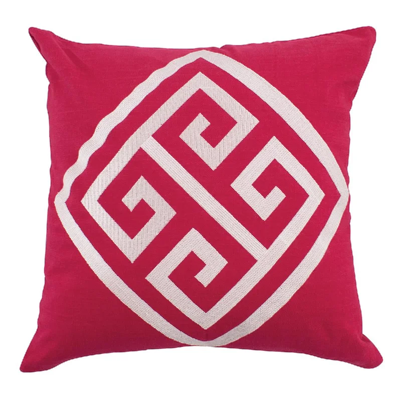 Kids Pillows with Fun DesignsEmbroidered Greek Key 16" Pillow Cover - Set of 4 Park Designs