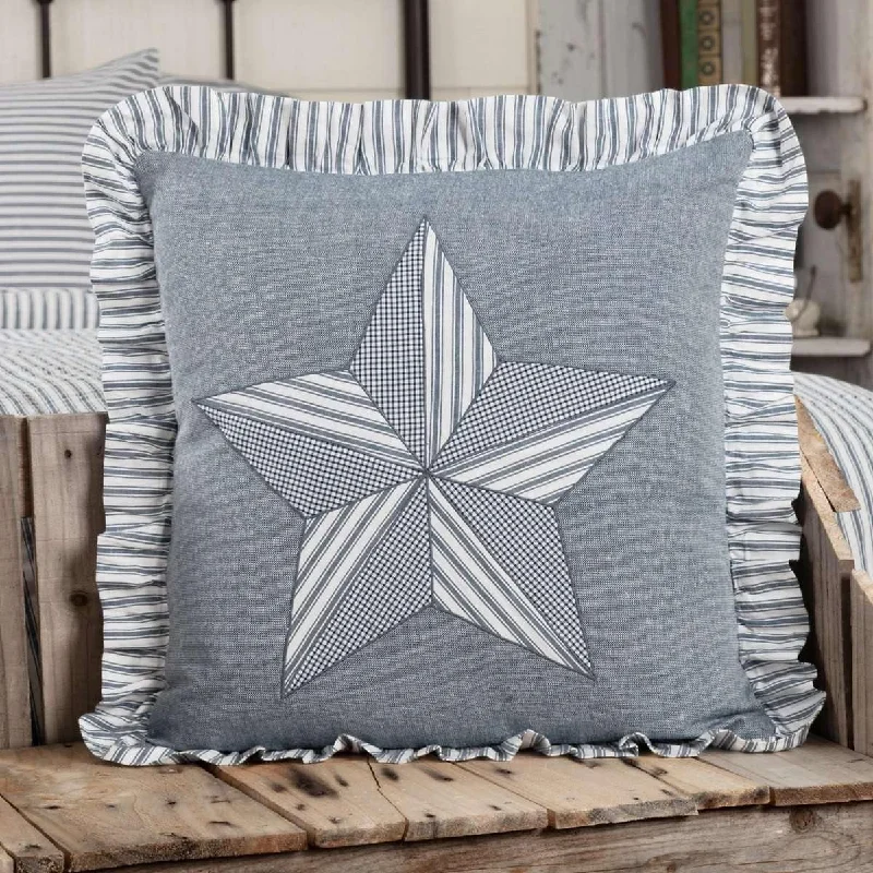 Pregnancy Pillows for Expectant MothersSawyer Mill Blue Barn Star Pillow 18x18 VHC Brands