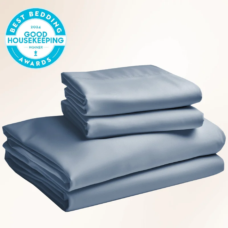 Polyester - Cotton Blend Sheets for Durability and ComfortSheet Set - 100% Egyptian Cotton - Luxury Comfort