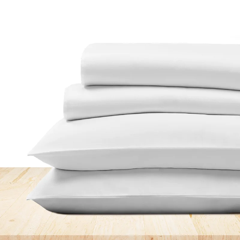 Organic Flannel Sheets for a Natural and Warm SleepSheet Set - 100% Cotton Sateen - Everyday Soft