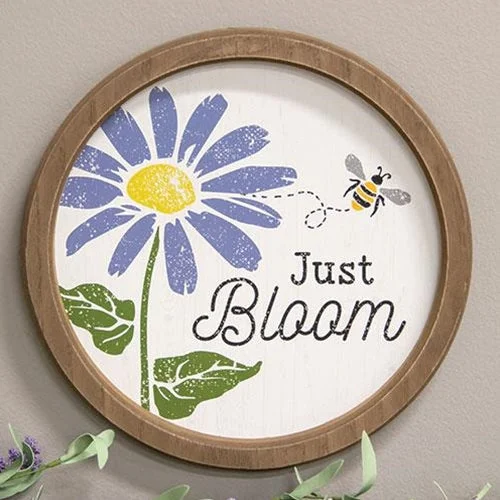 Just Bloom Circle Frame