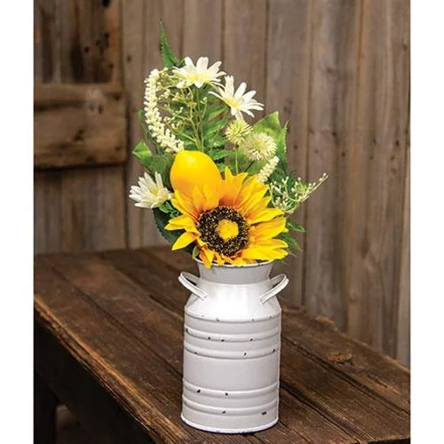 Lemon Sunflower & Daisy Spray 18"