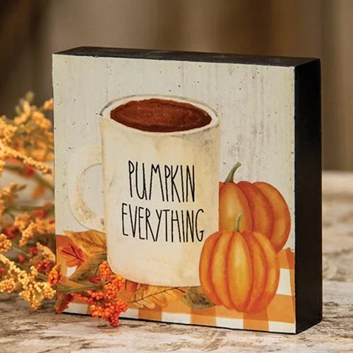 Pumpkin Everything Mug & Pumpkins Block