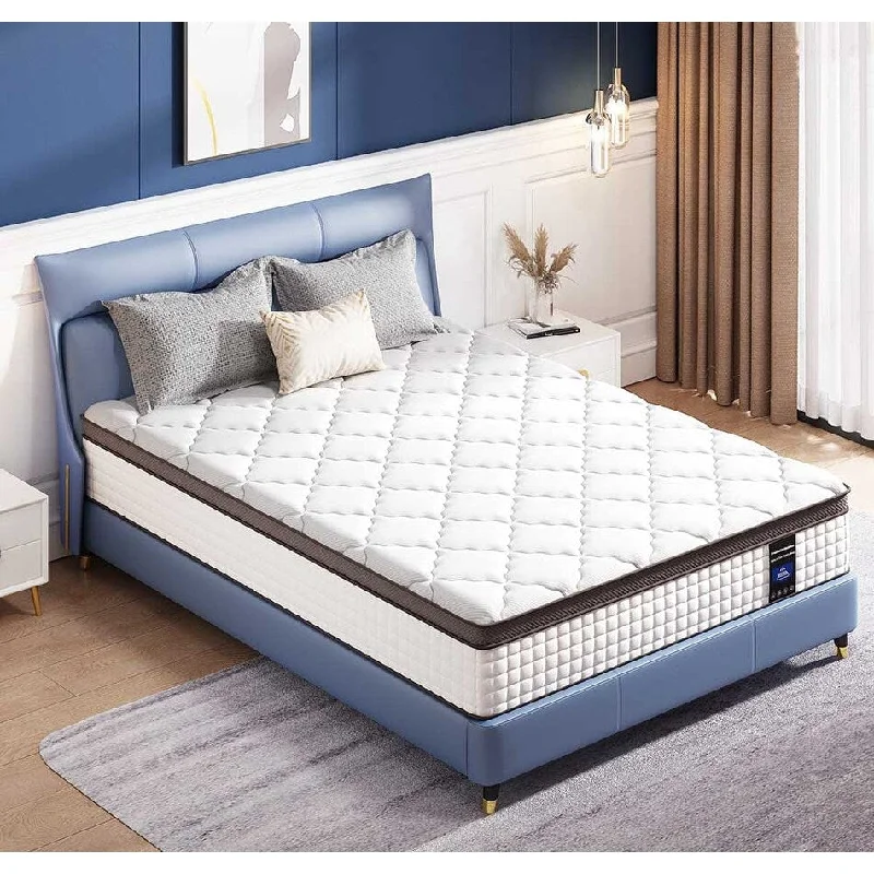 Gel - infused memory foam mattresses for cooler sleep10-Inch Memory Foam and Pocket Springs Premium Mattresses,Pillow Top Mattress