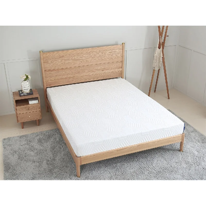 Hybrid mattresses combining foam and innerspring technology10 Inch Queen Gel Memory Foam Mattress