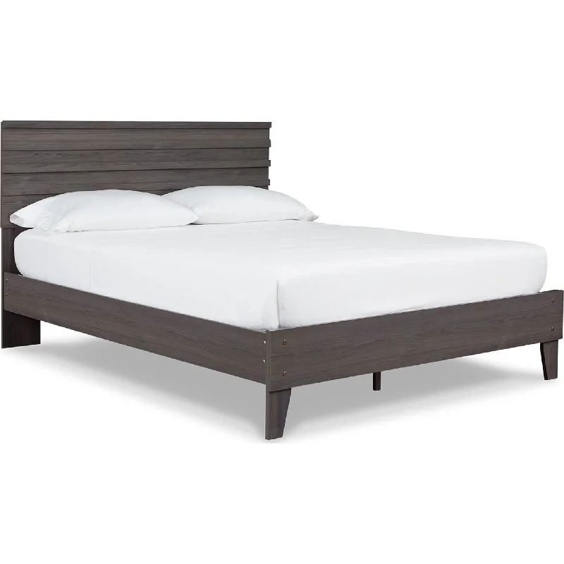 Polyester - foam mattresses for budget - friendly optionsBrymont Queen Platform Bed - Dark Gray