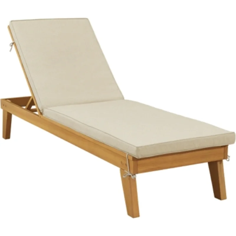 Hybrid mattresses combining foam and innerspring technologyByron Bay Outdoor Chaise Lounge with Cushion - Light Brown