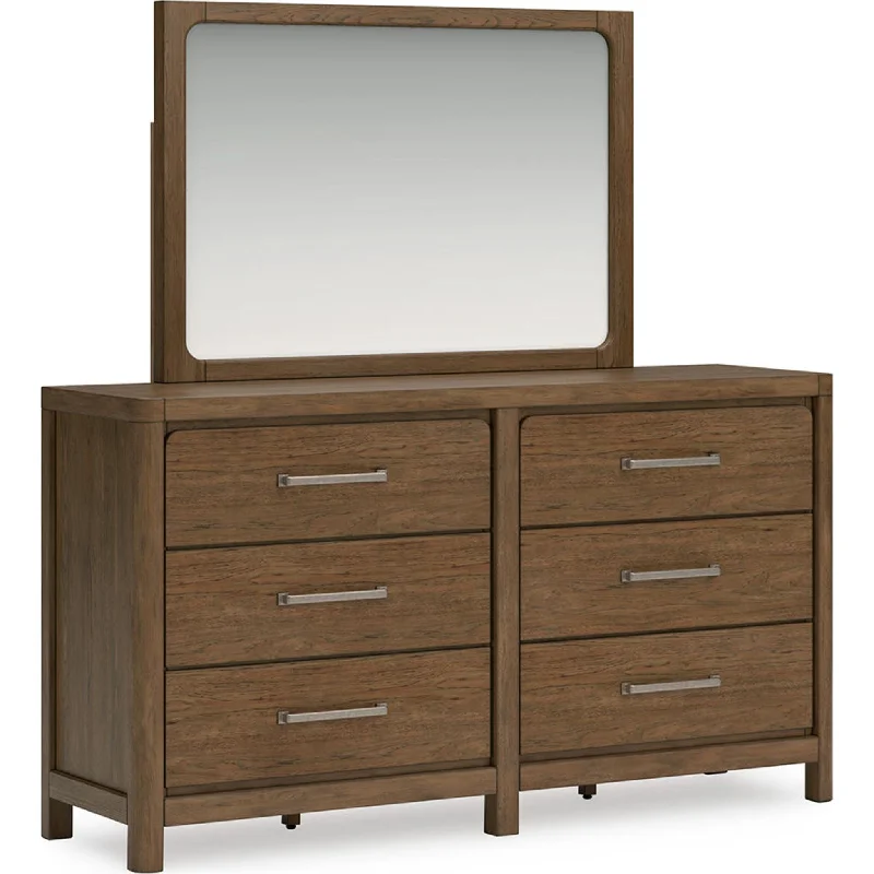 Hybrid mattresses combining foam and innerspring technologyCabalynn Dresser and Mirror - Light Brown