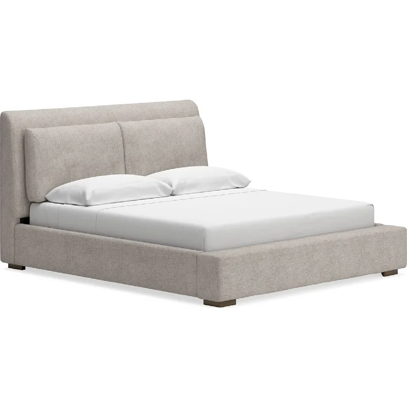 Innerspring mattresses with coil counts for supportCabalynn Upholstered Bed - Oatmeal