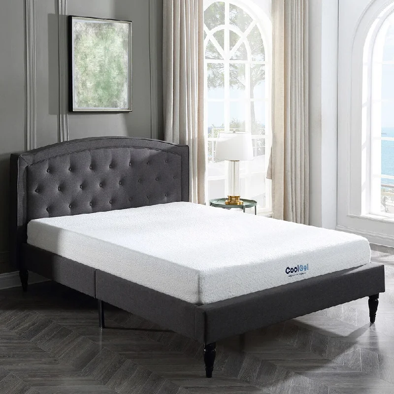 Innerspring mattresses with coil counts for supportClassic Brands Ventilated 8-inch Gel Memory Foam Mattress