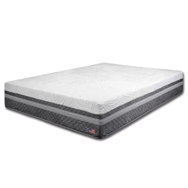 Queen - size mattresses for couples and standard bedroomsFurniture of America Nivo 12-inch Eastern King Gel Memory Foam Mattress