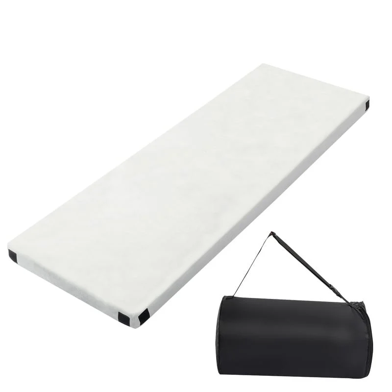 Innerspring mattresses with coil counts for supportMemory Foam Camping Mattress with Removable Cover & Hangbag