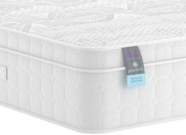 Innerspring mattresses with coil counts for supportRelyon Repose Gel Fusion 2400 Mattress