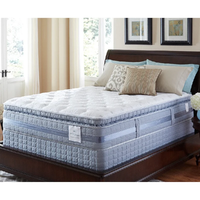 Polyester - foam mattresses for budget - friendly optionsSerta Perfect Sleeper Elite Pleasant Night Super Pillow Top Cal King-size Mattress Set