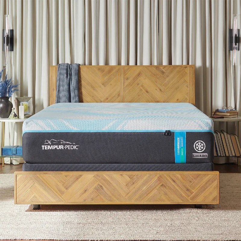 Memory foam mattresses for pressure relief and contouringTempur-Pedic LuxeBreeze Medium Hybrid 13" Mattress