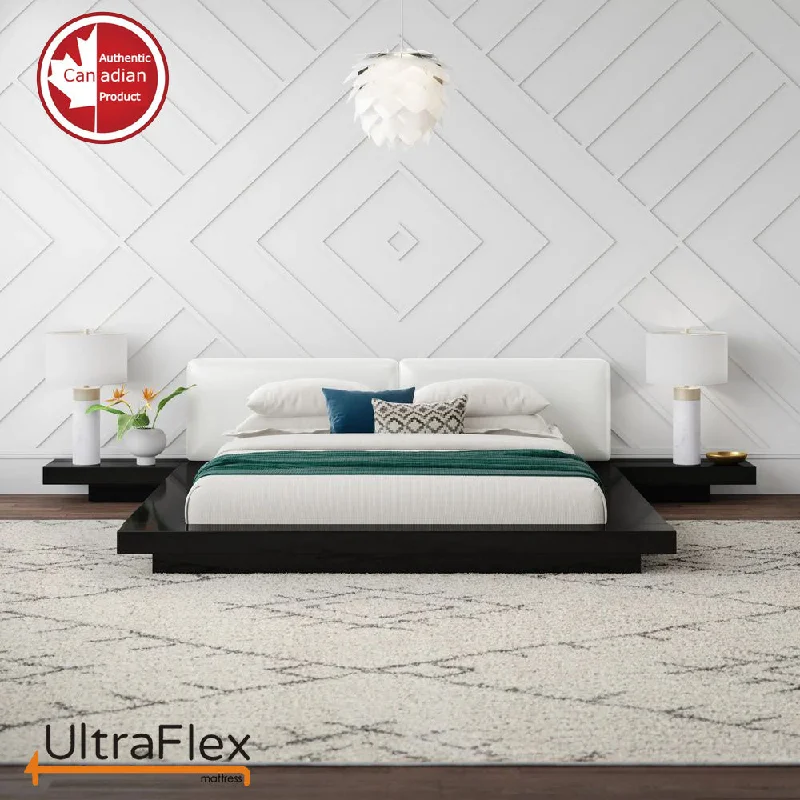 Polyester - foam mattresses for budget - friendly optionsUltraFlex DELIGHT- Advanced Orthopedic Support, High-Density Pressure Relief Foam, Multiple Posture Spinal Support, Motion Transfer Pockets, CoolGel Eco-Friendly Mattress (Made in Canada)