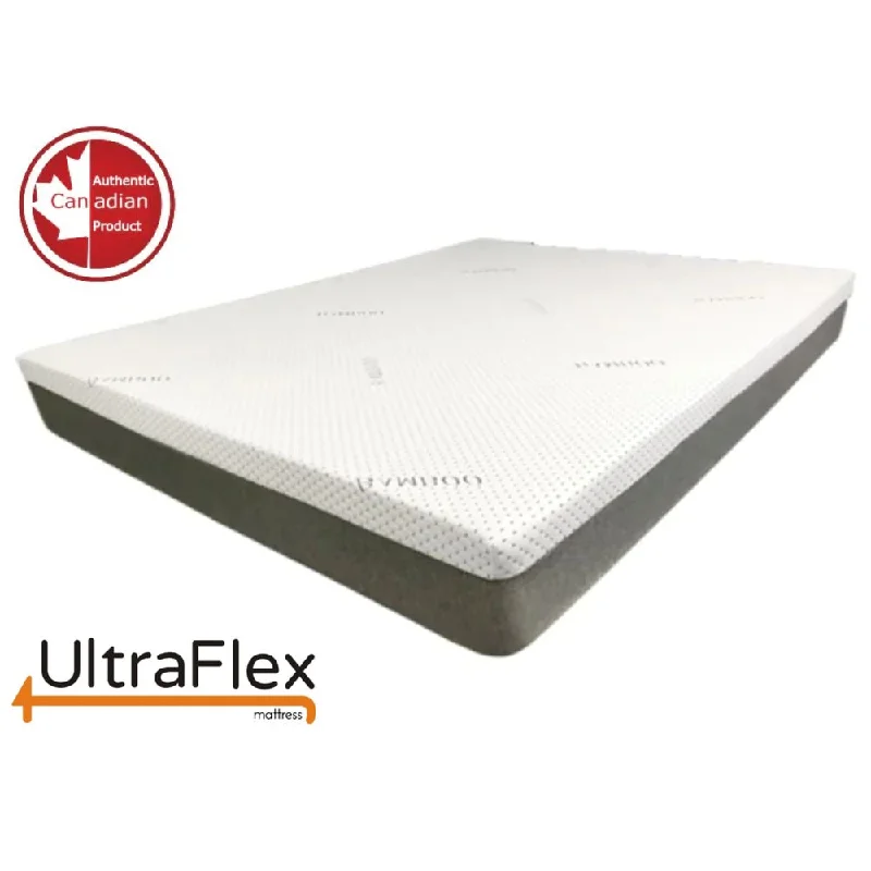 Gel - infused memory foam mattresses for cooler sleepUltraFlex DREAMER Orthopedic, Cool Gel Memory Foam, Eco-friendly Mattress (Made in Canada)