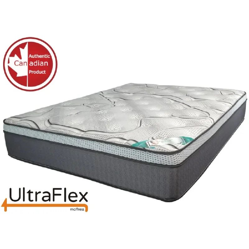 Natural latex and organic cotton blend mattressesUltraFlex FANTASY Foam Encased Eurotop Pocket Coil Mattress (Made in Canada)