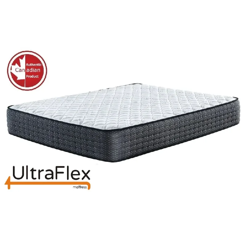 Natural latex and organic cotton blend mattressesUltraFlex HARMONY Orthopedic, Coiled Innerspring Comfort layer Foam Encased, Eco-friendly Hybrid Mattress (Made in Canada)