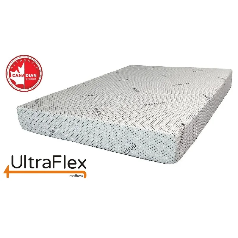 Hybrid mattresses combining foam and innerspring technologyUltraFlex LEISURE Orthopedic, Smart Gel Memory Foam, Eco-friendly Mattress with Waterproof Mattress Protector (Made in Canada)